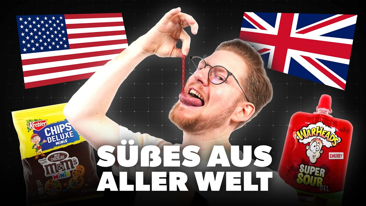 Wir probieren Süßigkeiten aus aller Welt!