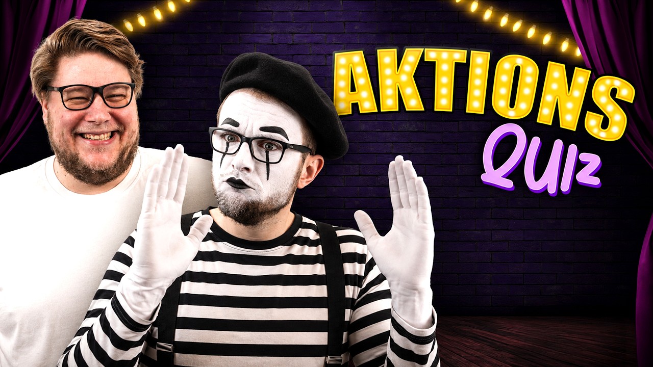Wir müssen die richtigen Antworten pantomimen! 🎭 | Aktionsquiz
