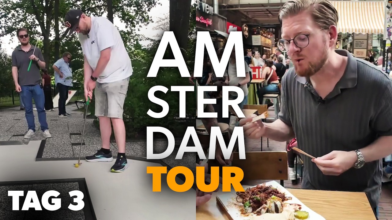 Abschied von Amsterdam ❤️ Unser letzter Tag mit Minigolf & Foodhallen (Tag 3)