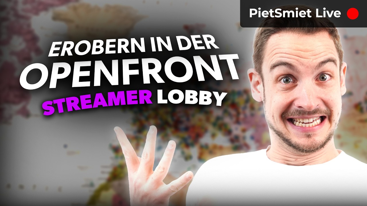 Welten erobern in Open Front Streamer Lobby