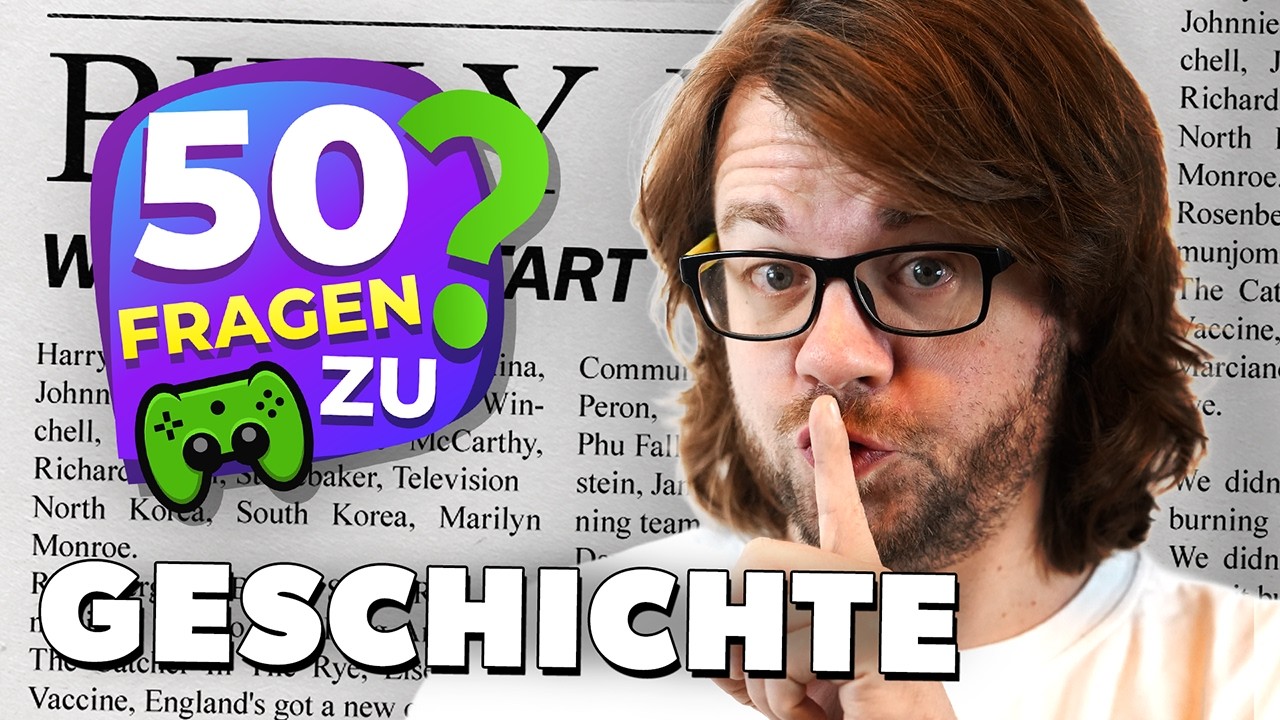 Kennt ihr die WICHTIGSTEN EREIGNISSE des 20. JAHRHUNDERTS? | 50 Fragen zu Geschichte