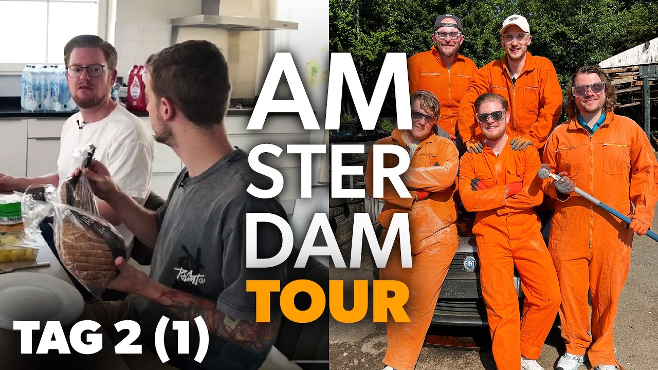 Nächster Tag in Amsterdam! - Frühstücken, Autos zerstören uvm. (Tag 2, Part 1)
