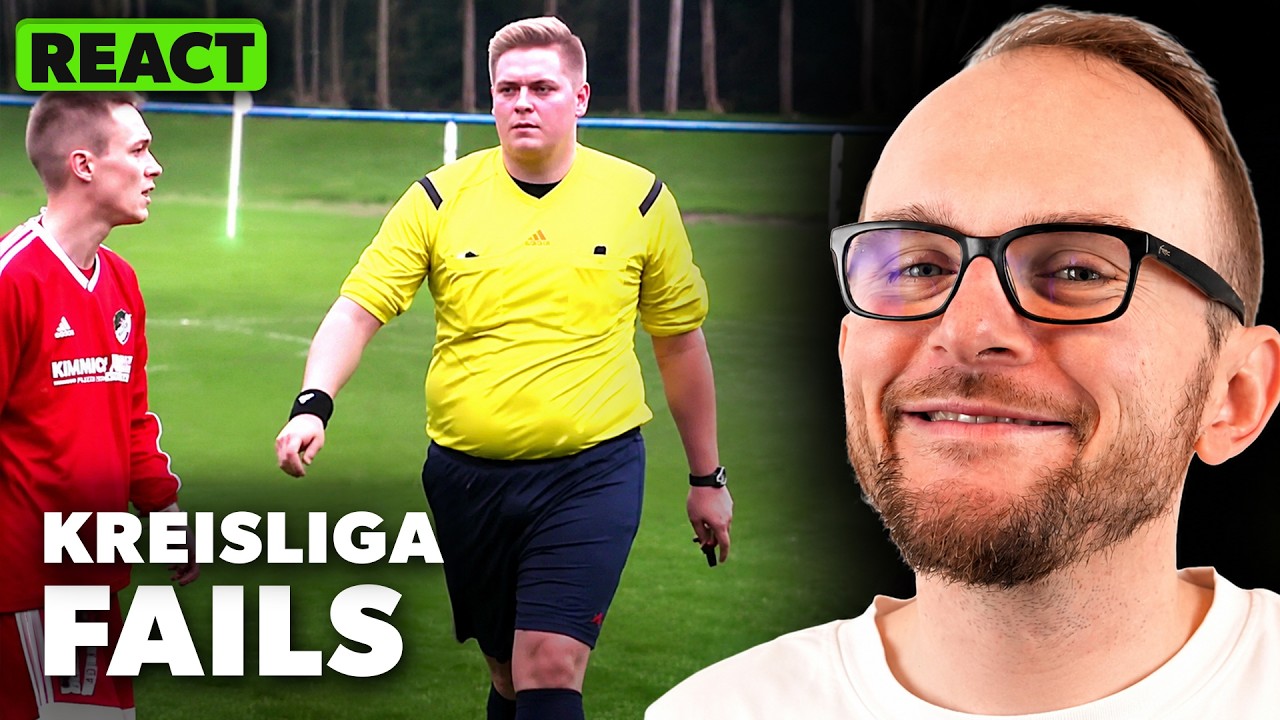 React: ROTE KARTEN, FOULS und RUDELBILDUNG - Kreisliga Highlights