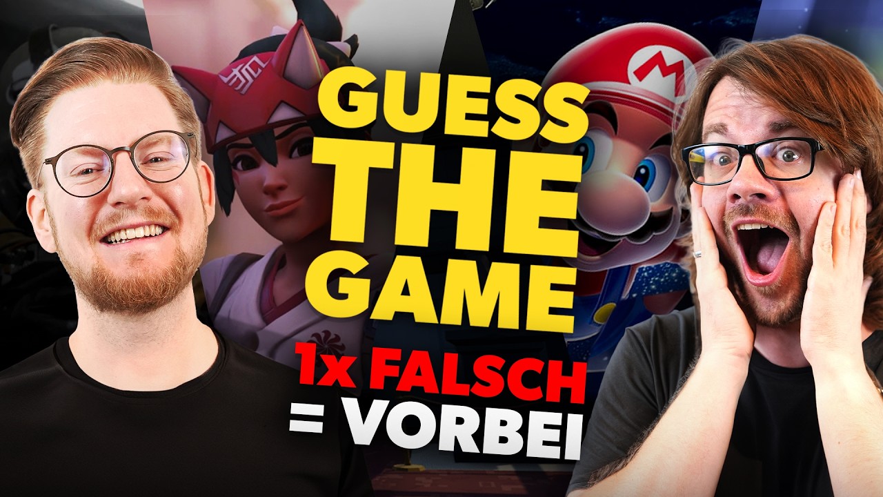 Das Video endet, wenn wir das Spiel falsch raten.