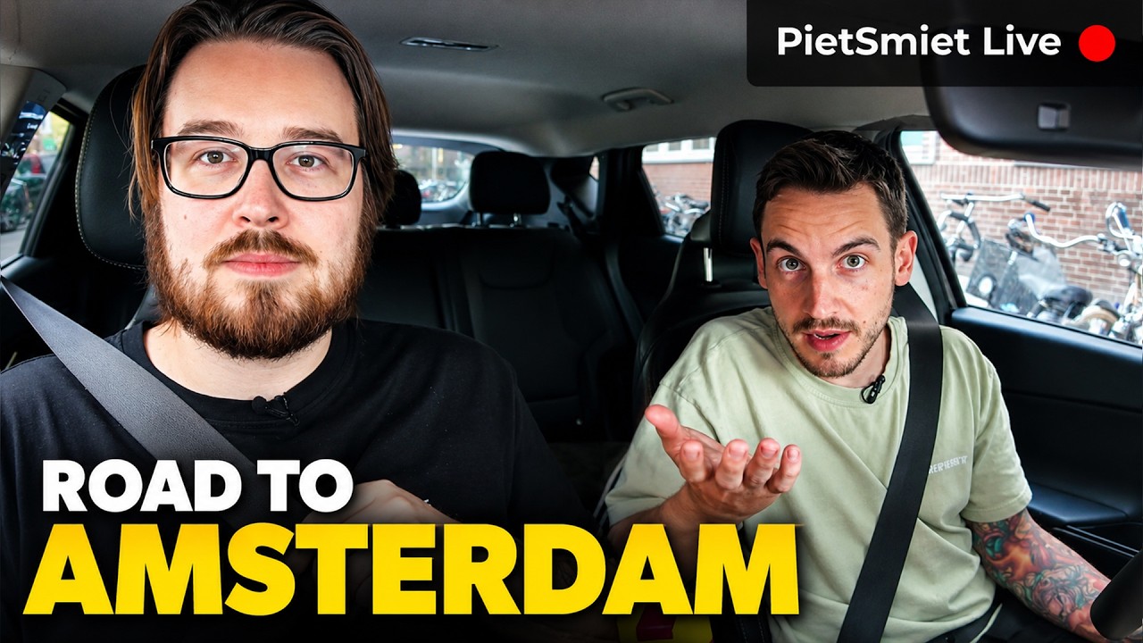Sep und Cutter Baschtea auf dem Weg nach Amsterdam 🚗