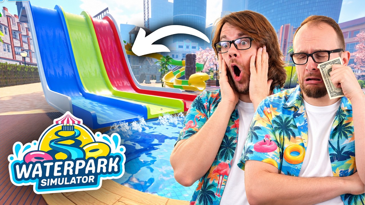 Neue Rutschen, aber KEIN GELD mehr! | Waterpark Simulator